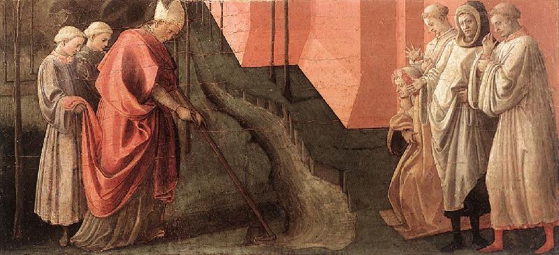 LIPPI, Fra Filippo Adoration of the Child with Saints gfg